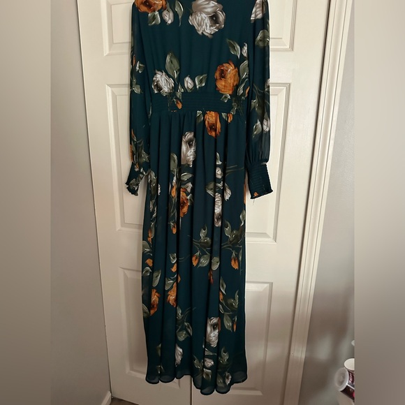 Baltic Born Topaz and Orange Floral Maxi Dress - Picture 2 of 3